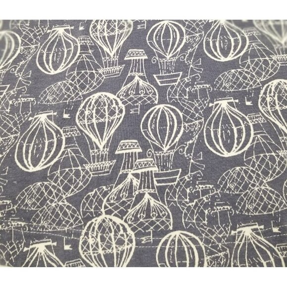 Effies Heart Dress gray grey hot air Balloon mod cloth sz small short sleeveless - Picture 4 of 7